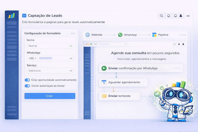 Qualificação automática de lead antes de ocupar sua agenda