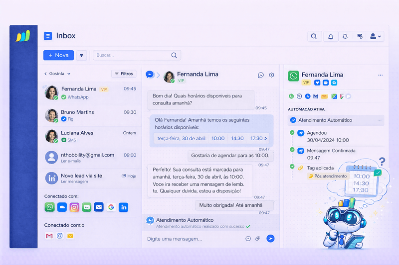 Atendimento 24h no WhatsApp com IA para responder antes do concorrente